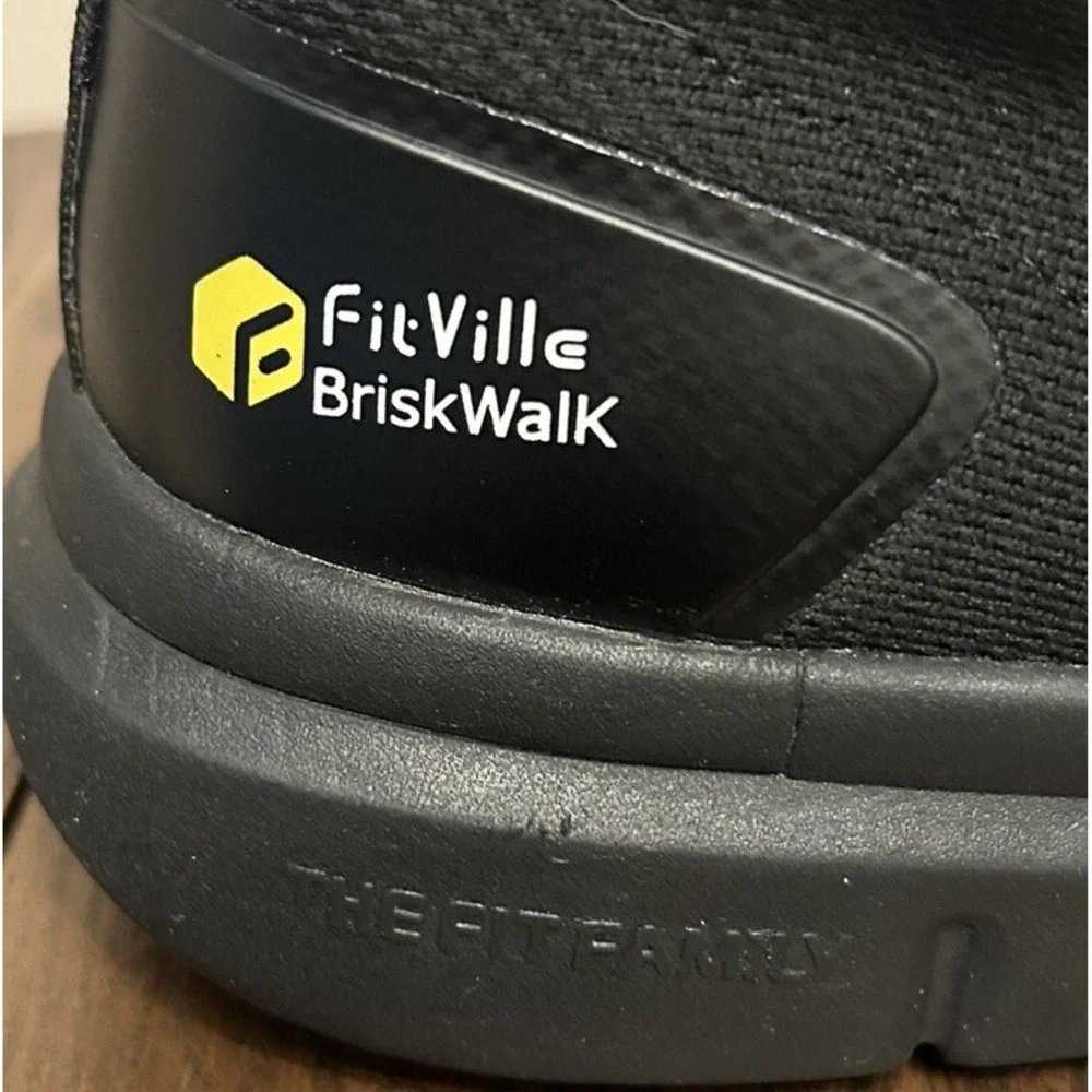 Fit‎ Ville Brisk walk Men's Wide Toe Box Hands Free Slip On Size 11.5W